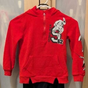 Marvel Red Spider-Man Hoodie And Pants Set, Boys Size 6, Gently Used